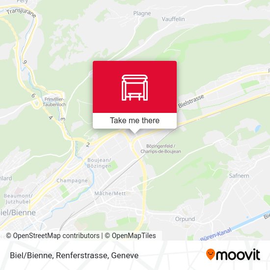 Biel/Bienne, Renferstrasse map