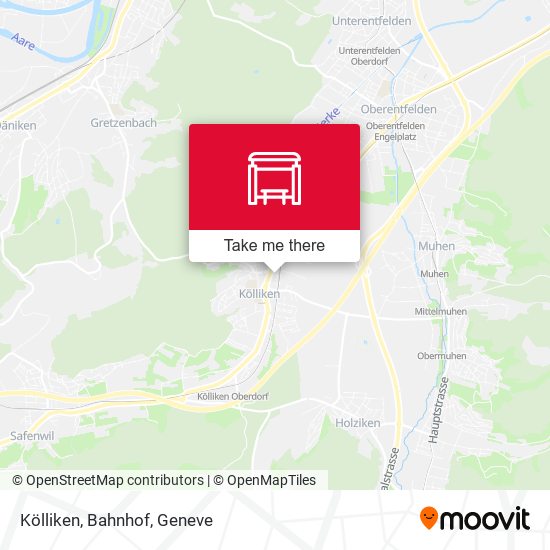 Kölliken, Bahnhof map