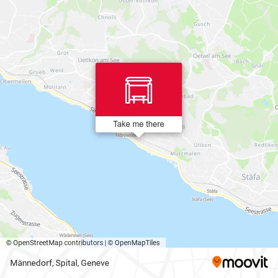 Männedorf, Spital map