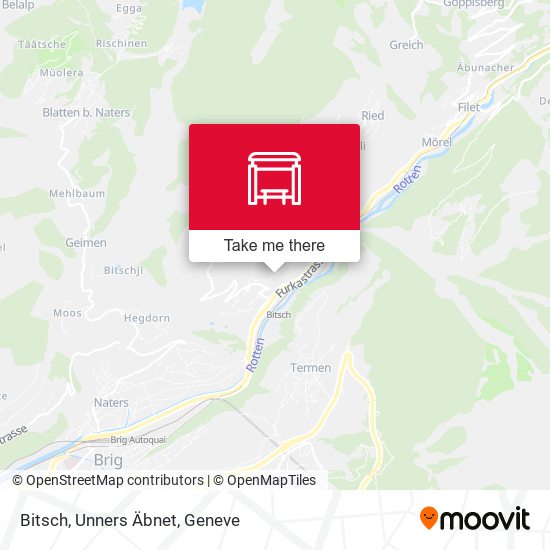 Bitsch, Unners Äbnet map