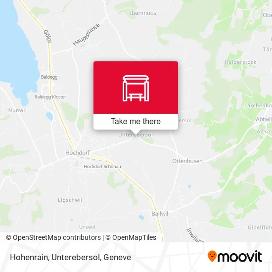 Hohenrain, Unterebersol map