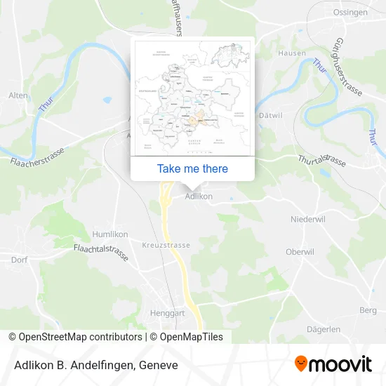 Adlikon B. Andelfingen map