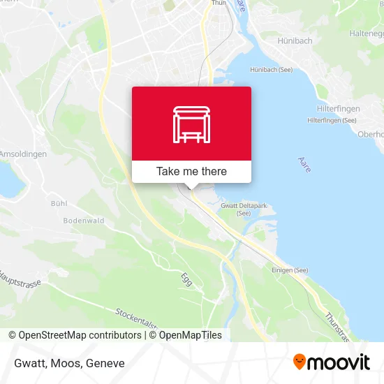 Gwatt, Moos map