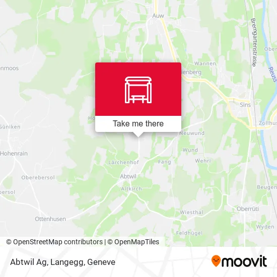 Abtwil Ag, Langegg map