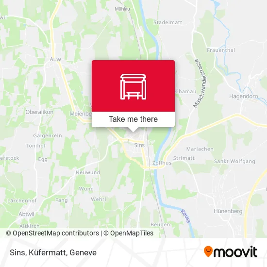 Sins, Küfermatt map