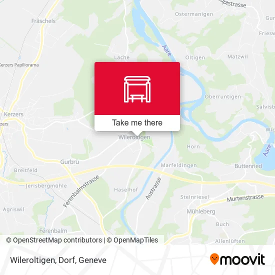Wileroltigen, Dorf map