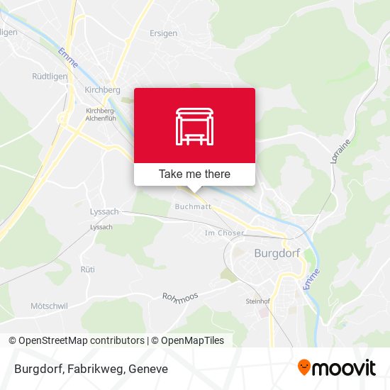 Burgdorf, Fabrikweg map