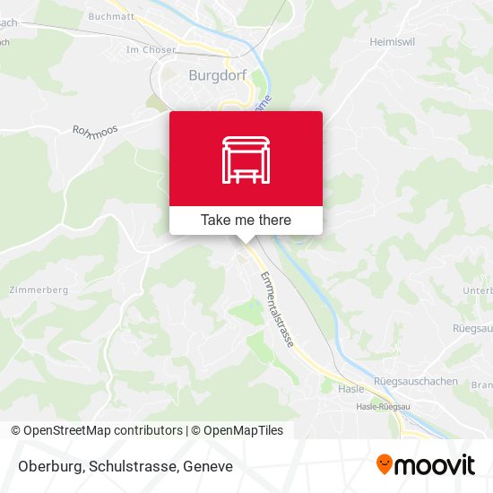 Oberburg, Schulstrasse map