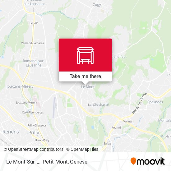 Le Mont-Sur-L., Petit-Mont map