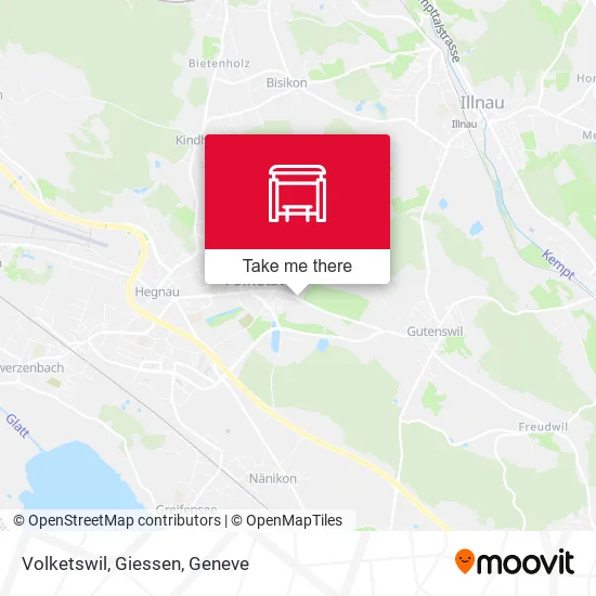 Volketswil, Giessen map