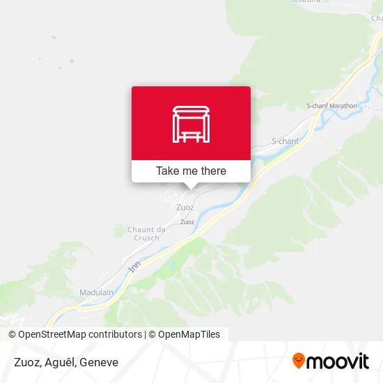 Zuoz, Aguêl map