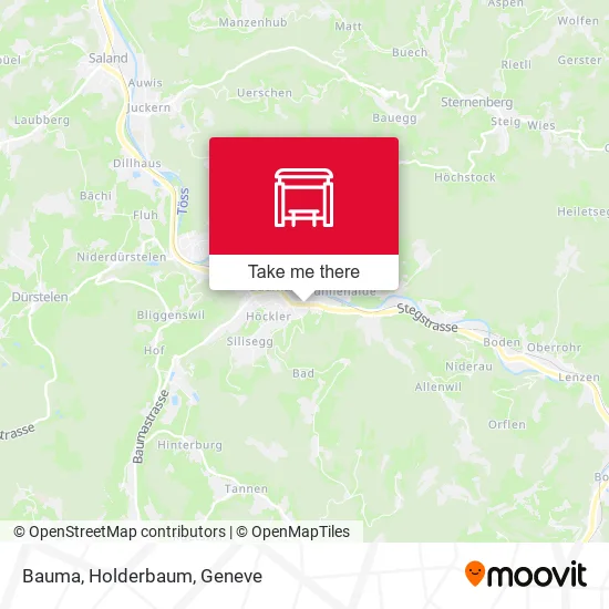 Bauma, Holderbaum map