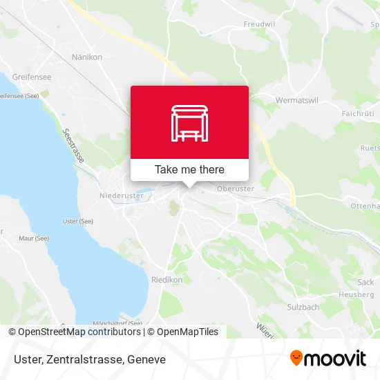 Uster, Zentralstrasse map