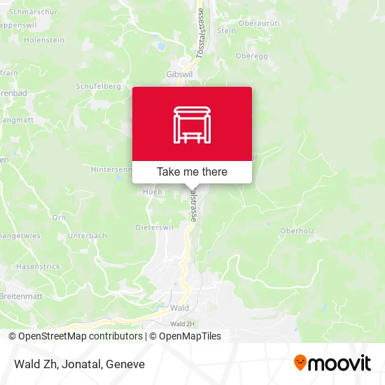 Wald Zh, Jonatal map