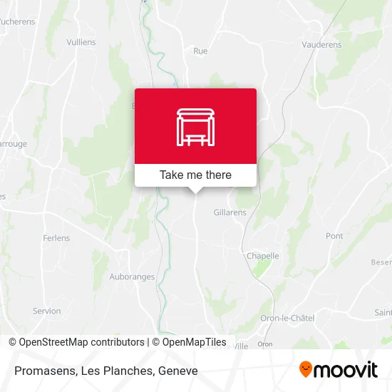 Promasens, Les Planches map