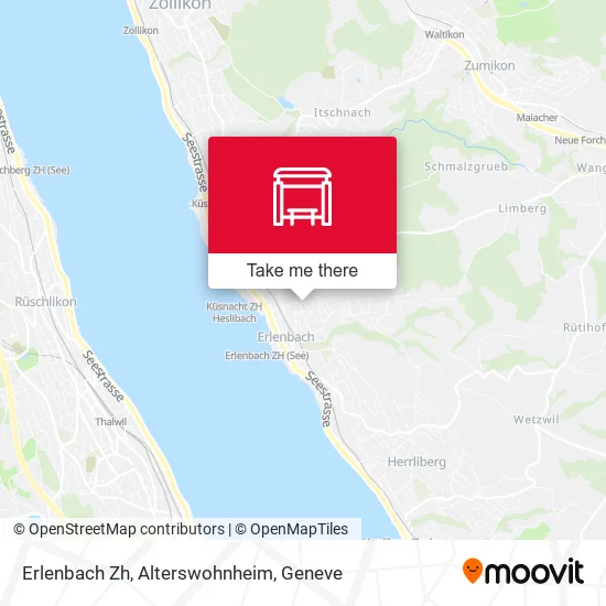 Erlenbach Zh, Alterswohnheim map