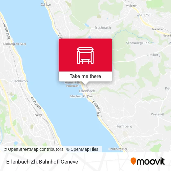 Erlenbach Zh, Bahnhof plan