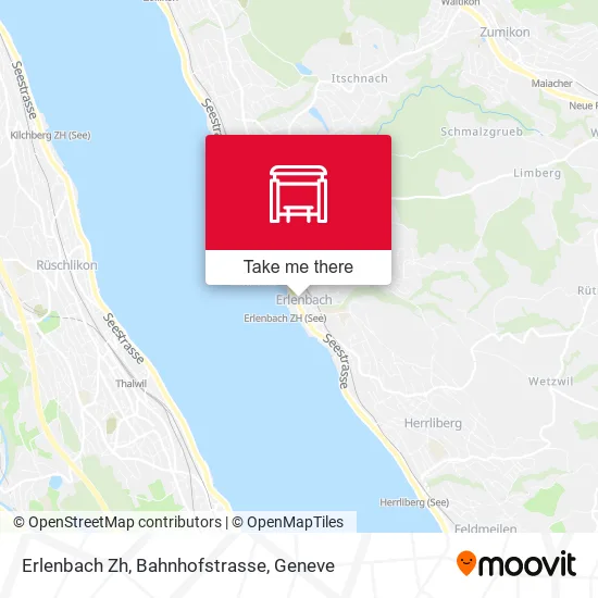 Erlenbach Zh, Bahnhofstrasse map