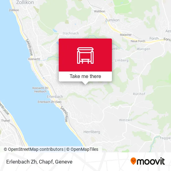 Erlenbach Zh, Chapf map