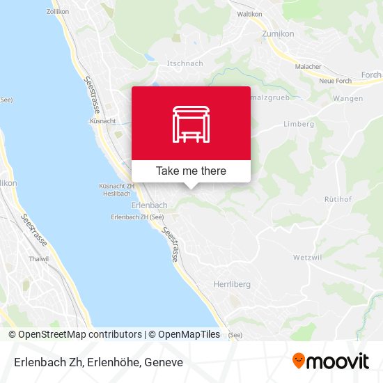 Erlenbach Zh, Erlenhöhe map