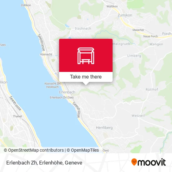Erlenbach Zh, Erlenhöhe map