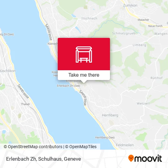 Erlenbach Zh, Schulhaus map