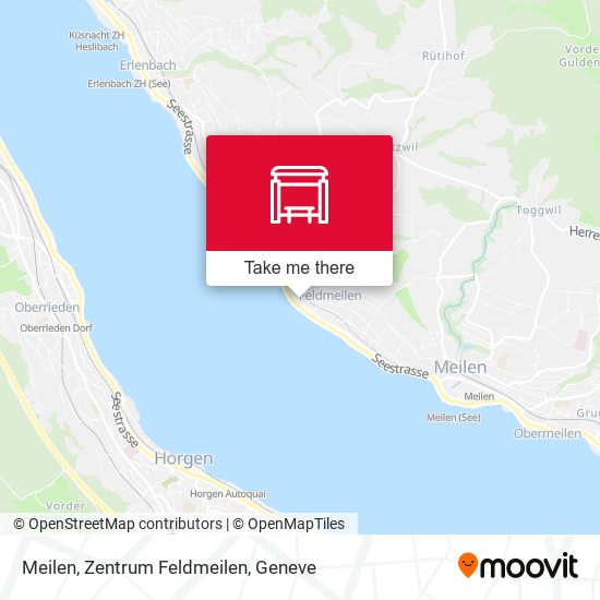 Meilen, Zentrum Feldmeilen map