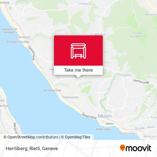 Herrliberg, Rietli map