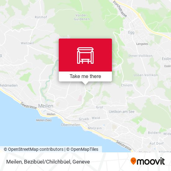 Meilen, Bezibüel/Chilchbüel map
