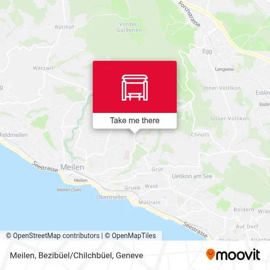 Meilen, Bezibüel/Chilchbüel map