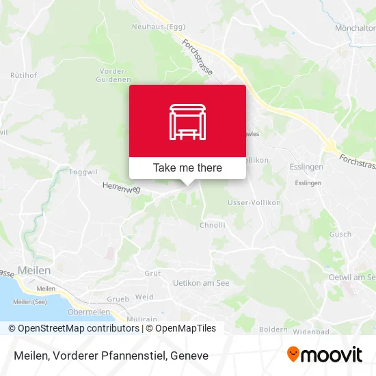 Meilen, Vorderer Pfannenstiel map