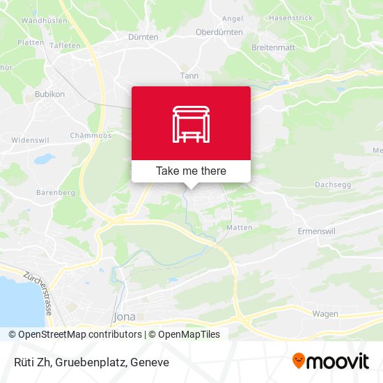 Rüti Zh, Gruebenplatz map