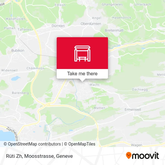 Rüti Zh, Moosstrasse map