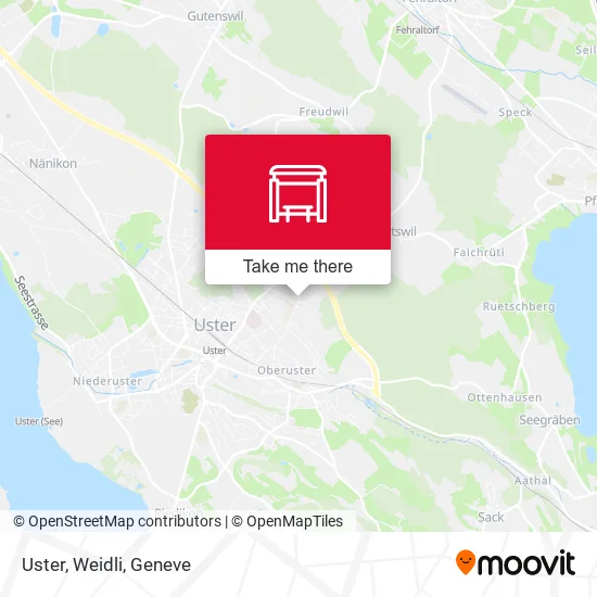 Uster, Weidli map