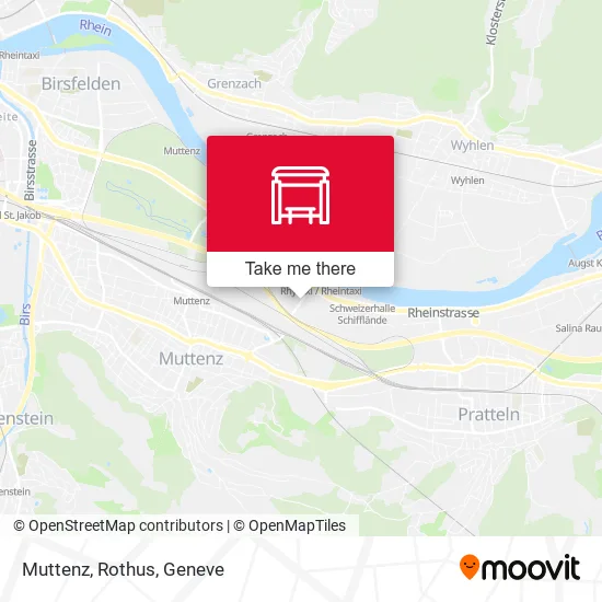 Muttenz, Rothus map