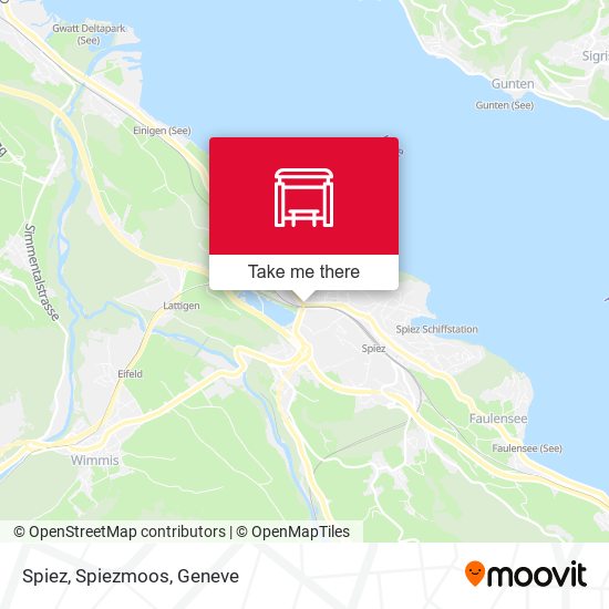 Spiez, Spiezmoos map