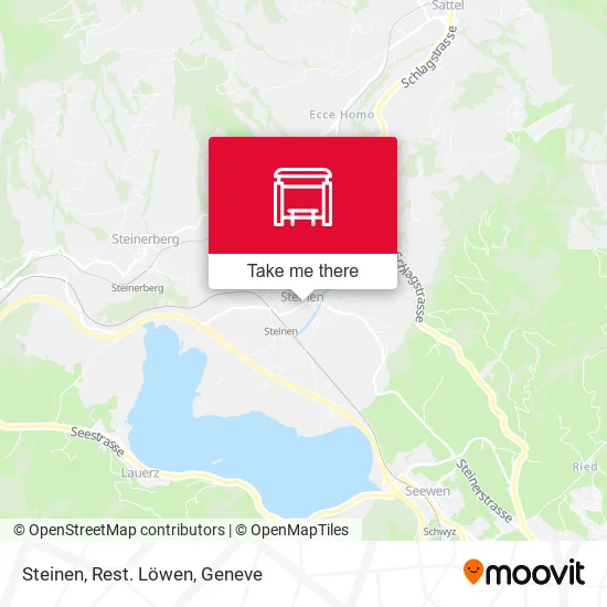 Steinen, Rest. Löwen map