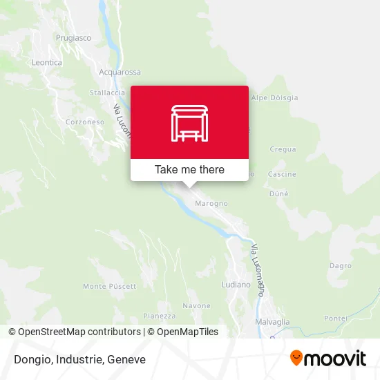 Dongio, Industrie map