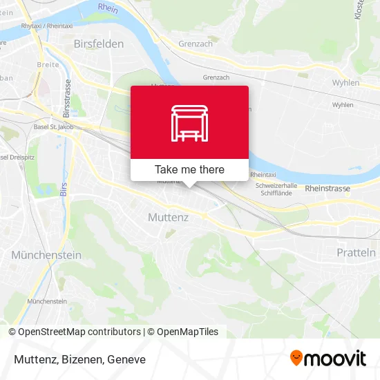 Muttenz, Bizenen map