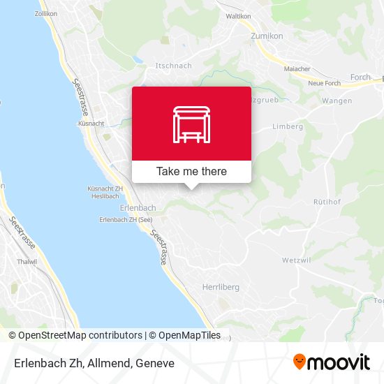 Erlenbach Zh, Allmend map
