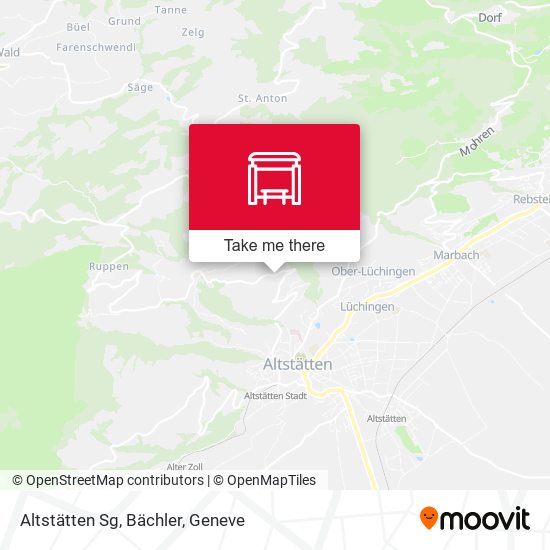 Altstätten Sg, Bächler map
