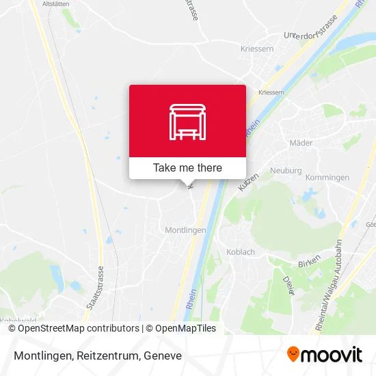 Montlingen, Reitzentrum map