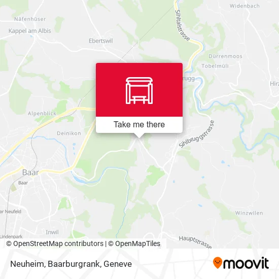 Neuheim, Baarburgrank map