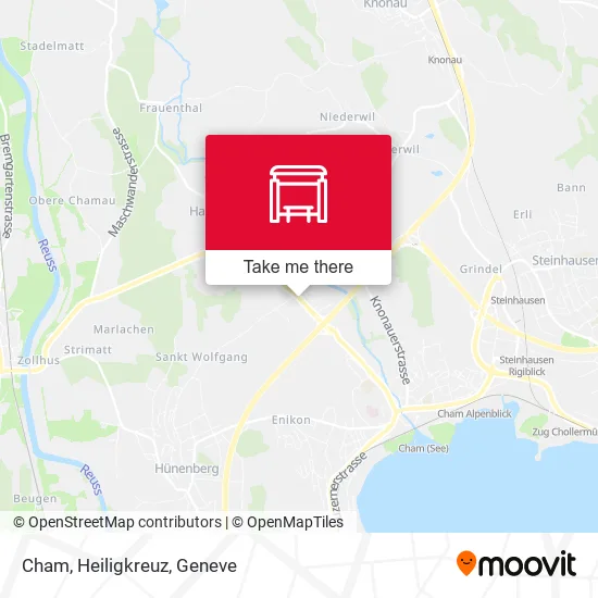 Cham, Heiligkreuz map