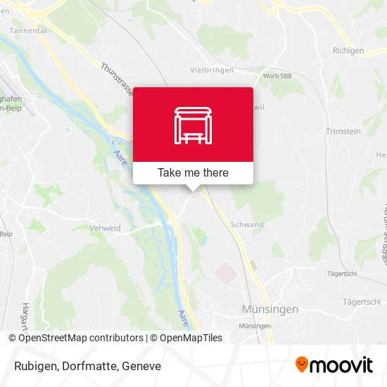 Rubigen, Dorfmatte map