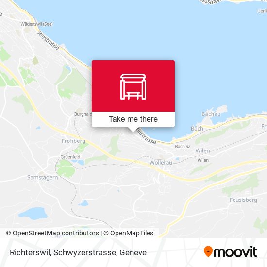 Richterswil, Schwyzerstrasse map