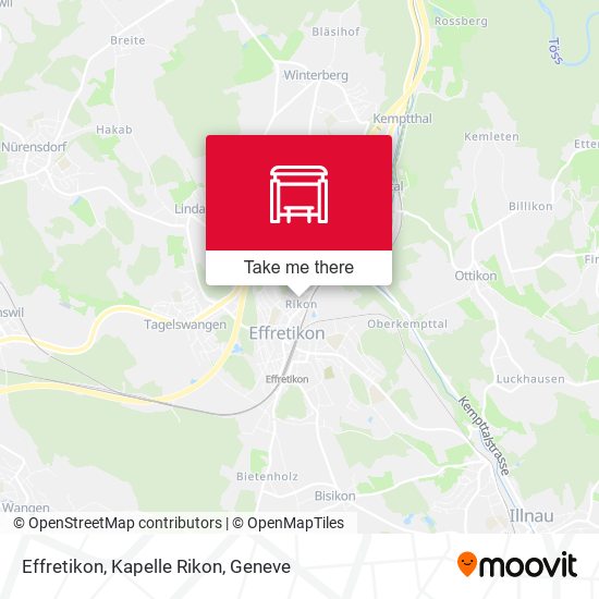 Effretikon, Kapelle Rikon map
