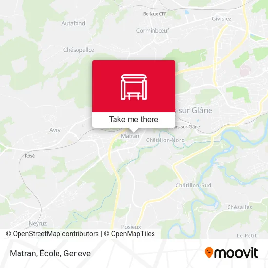 Matran, École map