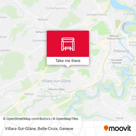 Villars-Sur-Glâne, Belle-Croix map