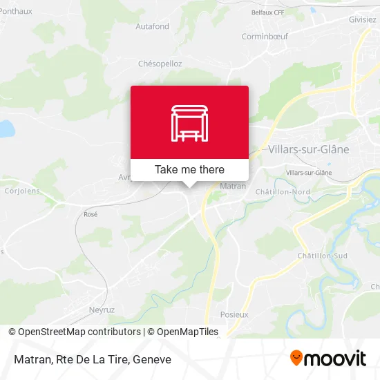 Matran, Rte De La Tire map